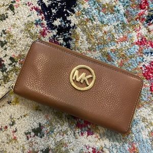 Michael Kors Brown Leather Wallet